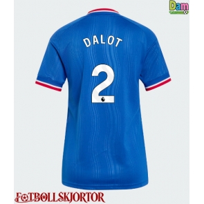 Manchester United Diogo Dalot #2 Bortatröja Dam 2026-27 Kortärmad
